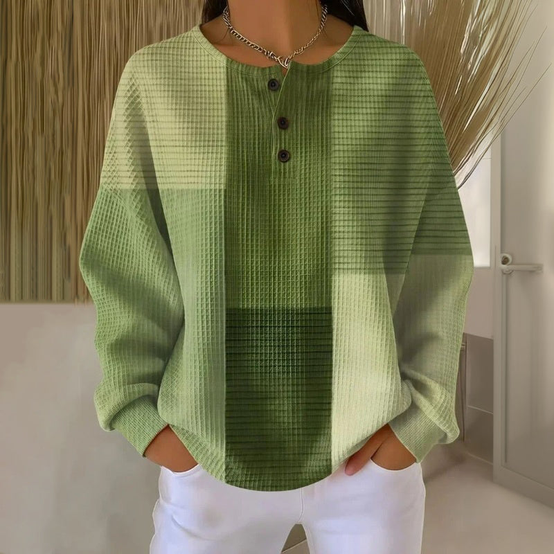 Sudadera vintage con bloques de color